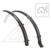 Wag Stänkskärmsset I Polykarbonat Med Stänkskydd 28´´ X 36 Mm Wag Stänkskärmsset I Polykarbonat Med Stänkskydd 28´´ X 36 Mm