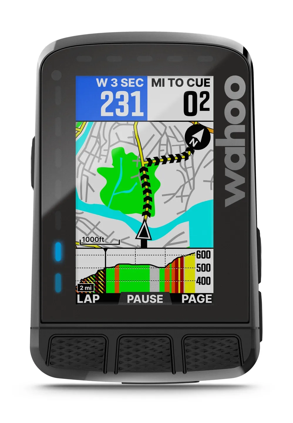 Wahoo Elemnt Roam 2.0 GPS Cykeldator, Black, One Size