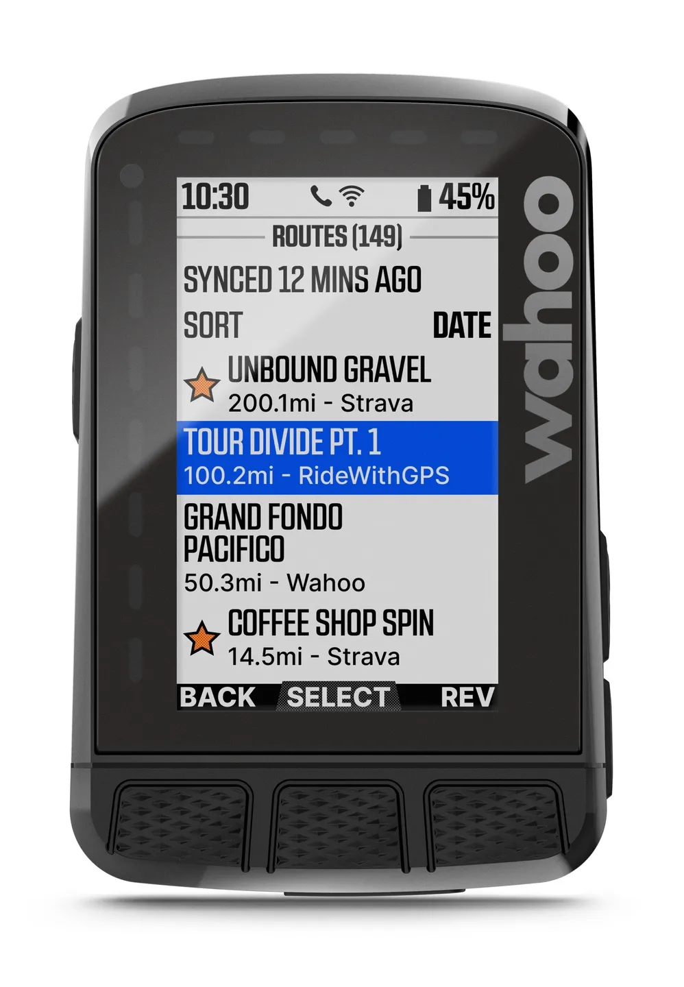 Wahoo Elemnt Roam 2.0 GPS Cykeldator, Black, One Size