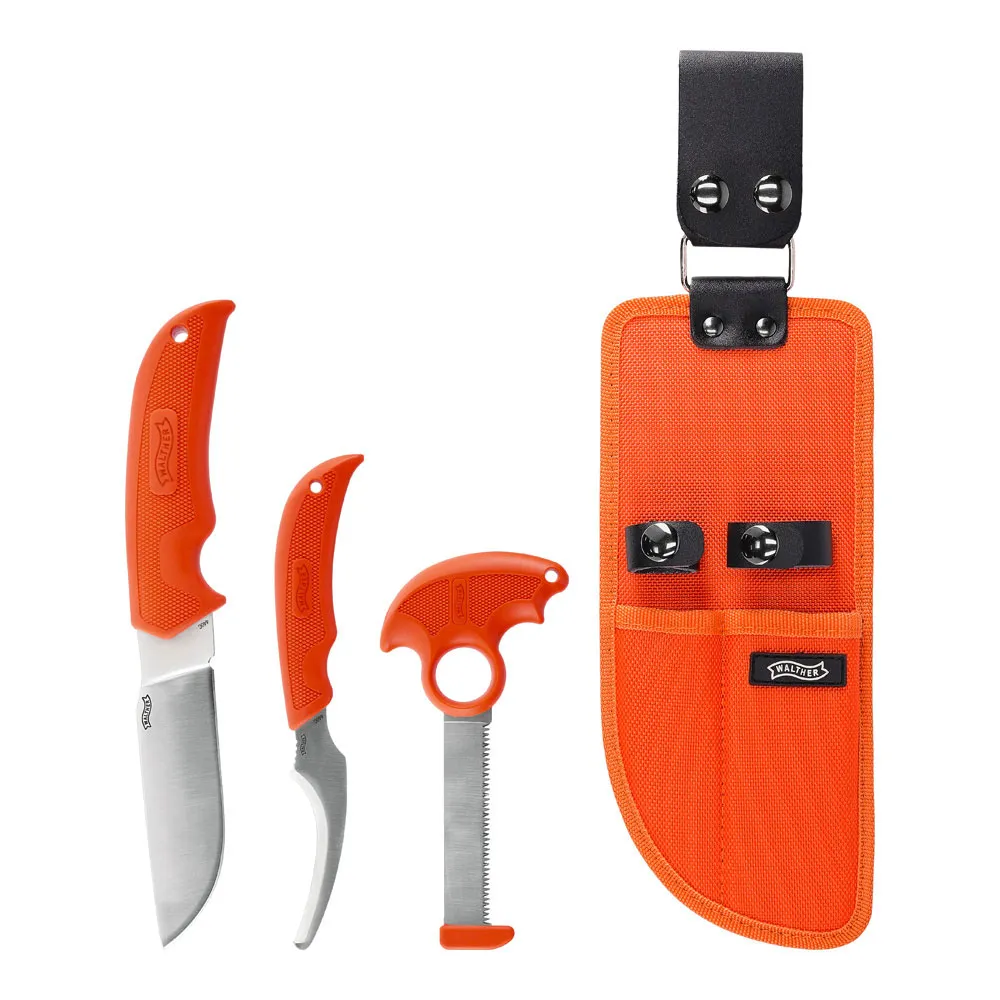 Walther Jägarknivset 2, Silver / orange, One Size