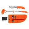 Walther Jägarset Med Knivar, Silver / orange, One Size