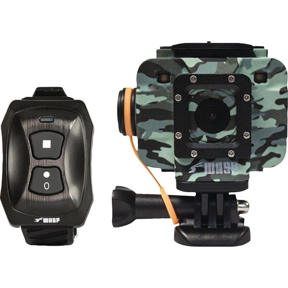 Wasp 9906 Camo Actionkamera, Green, One Size