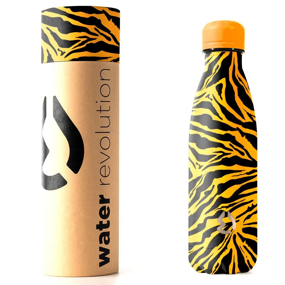 Water Revolution Tiger 500ml Termosflaska, Orange / black, One Size