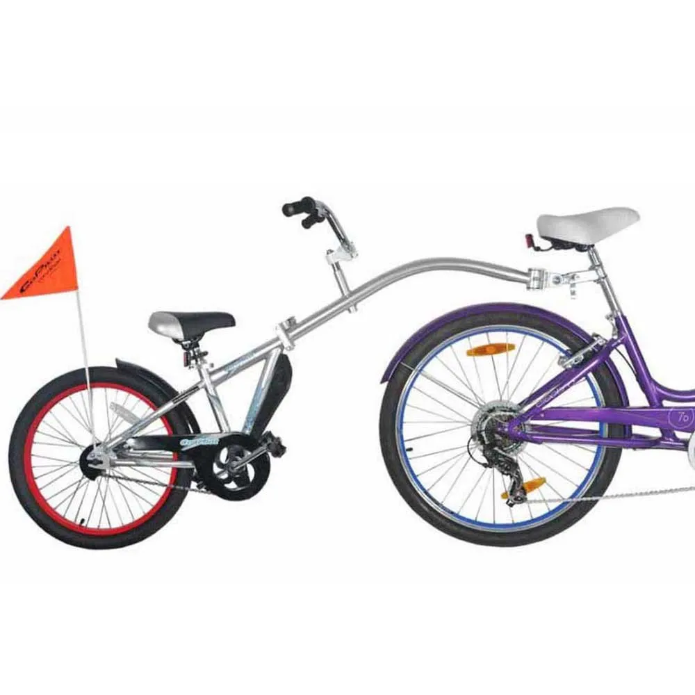 Weeride Co-pilot Cykelkärra, Silver, Max 35kg