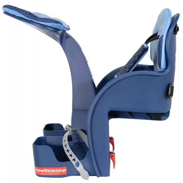Weeride Deluxe Frammonterad Barnsits För Cykel, Blue, Max 15kg