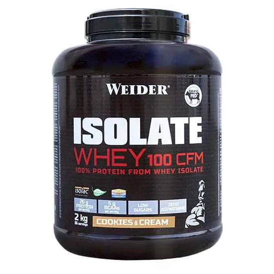 Weider 100 Cfm Vassleproteinisolat Kakor Och Grädde 2000g, One size
