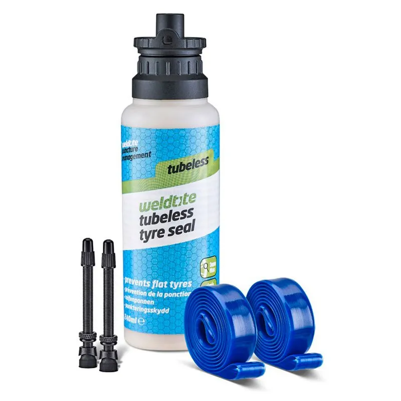 WELDTITE Easyfit Tubeless-kit, Blue / white / black, 650B - 27.5"
