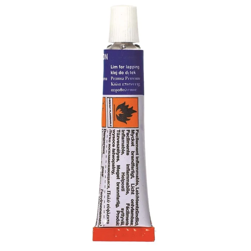 WELDTITE Rubber Solution Lim 25 Enheter, Blue, 15g WELDTITE Rubber Solution Lim 25 Enheter, Blue, 15g