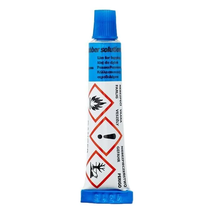 WELDTITE Rubber Solution Lim 25 Enheter, Blue, 15g WELDTITE Rubber Solution Lim 25 Enheter, Blue, 15g