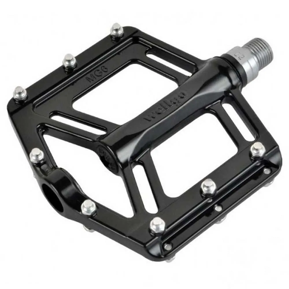 WellGo Mg6al Cykelpedaler, Black, One Size