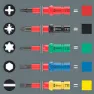 Wera 5006600001 Skruvmejselset, Red / yellow / black, One Size