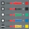 Wera 5006608001 Skruvmejselset, Multicolour, One Size
