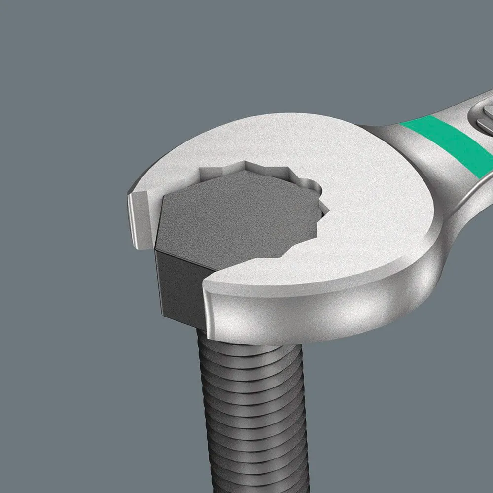 Wera 6003 Joker 5-delat Ringnyckelsats Med 1 Ring, Silver, One Size