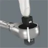 Wera 8100 Sa 7 Zyklop Metall-spärrskaftsats Med Genomgående Fyrkant, Silver, One Size