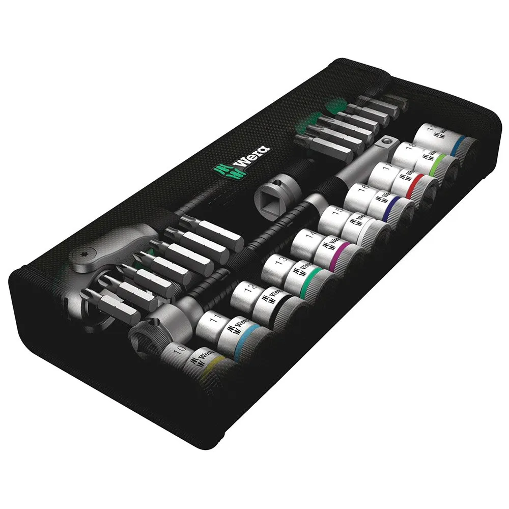 Wera 8100 Sc 6 Zyklop Speed Spärrskaftsats, Silver, One Size
