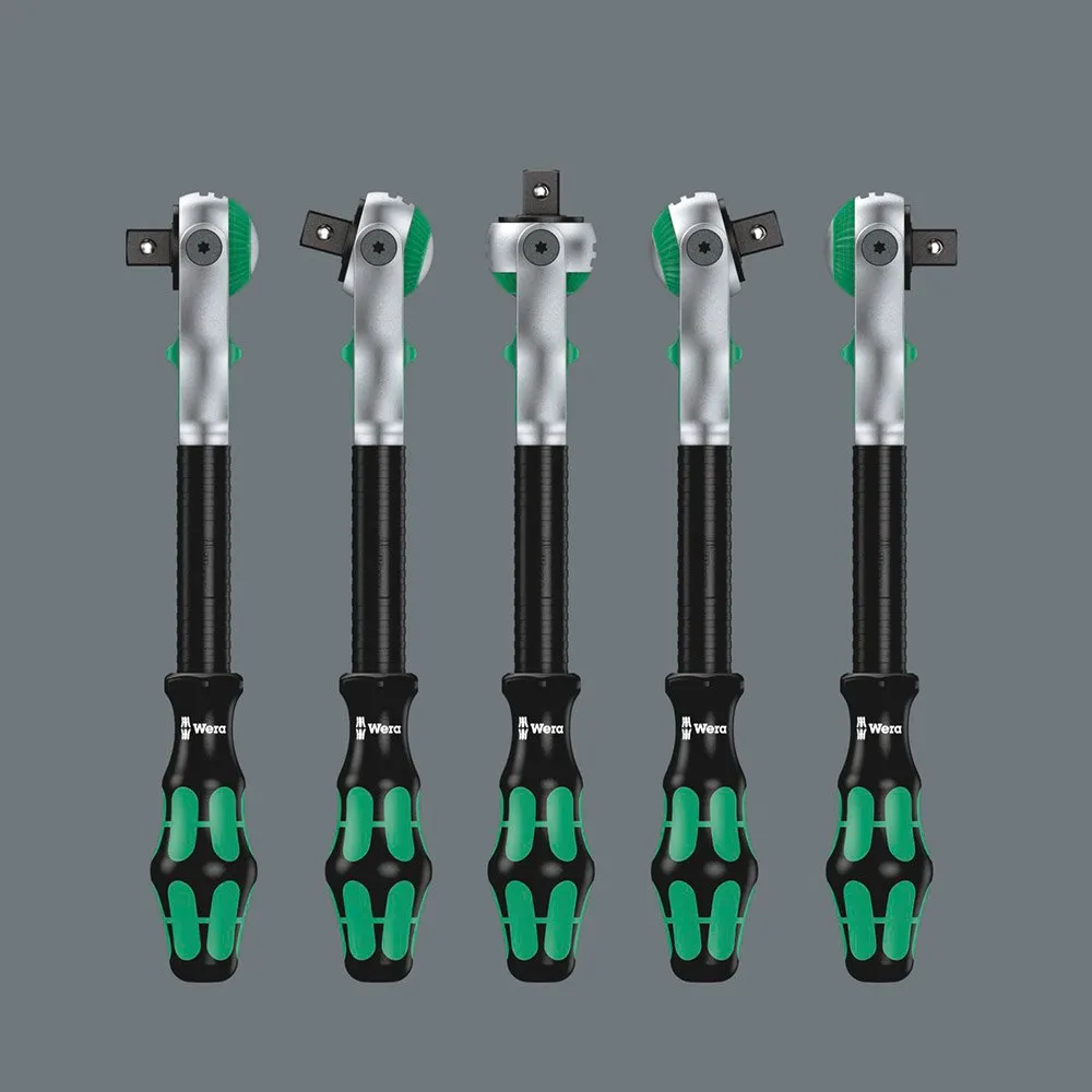 Wera 8100 Sc 6 Zyklop Speed Spärrskaftsats, Silver, One Size
