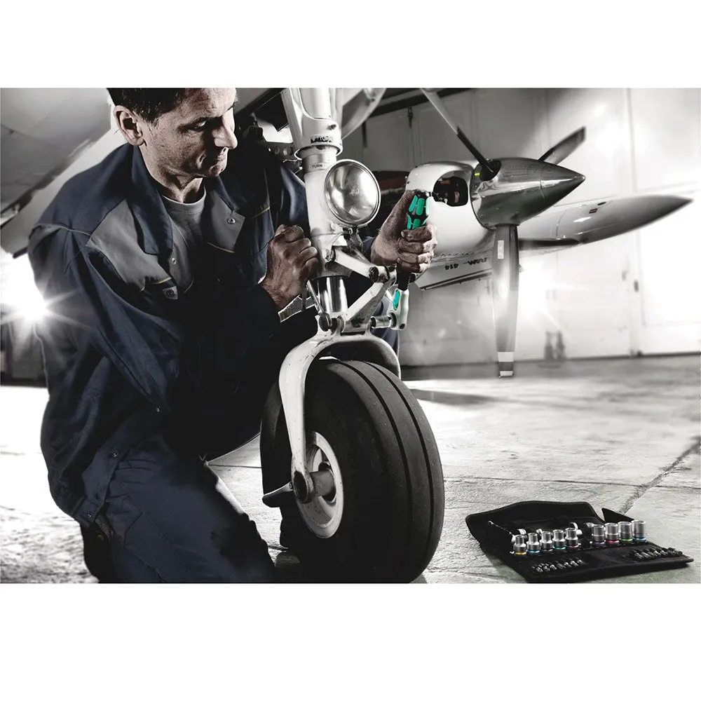 Wera 8100 Sc 6 Zyklop Speed Spärrskaftsats, Silver, One Size