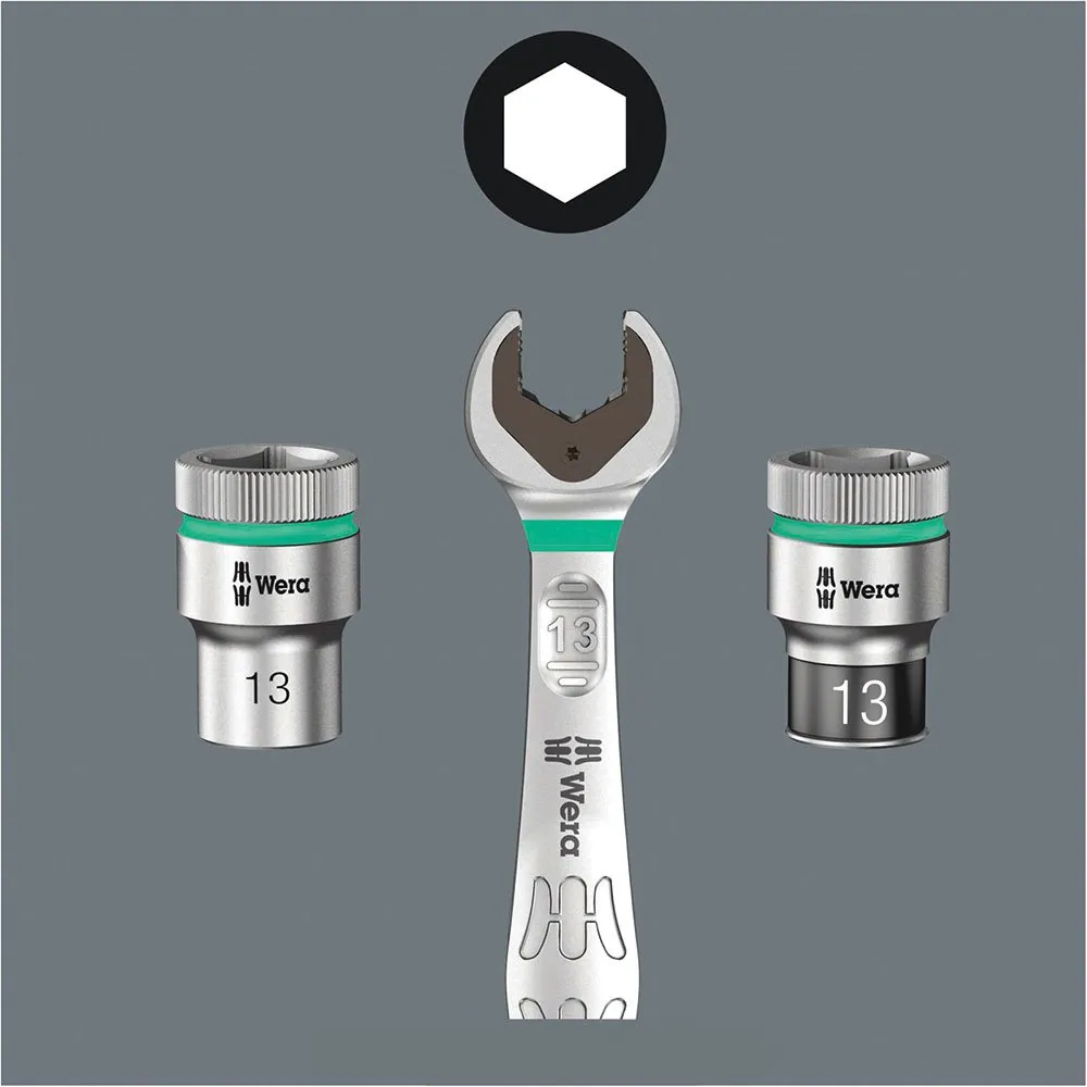 Wera 8790 Hmc Hf 1 Zyklop Hylsnyckelsats, Silver / black, One Size
