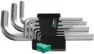 Wera 950/9 Insexnyckel Set Kompakt Stålkromad