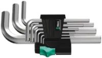 Wera 950/9 Insexnyckel Set Kompakt Stålkromad Wera 950/9 Insexnyckel Set Kompakt Stålkromad