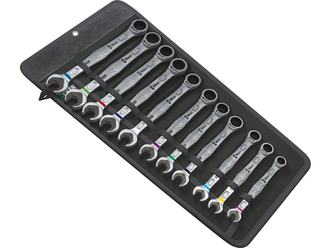 Wera Joker 11 Ringratschen-Maulschlüssel-Satz, Silver, One Size