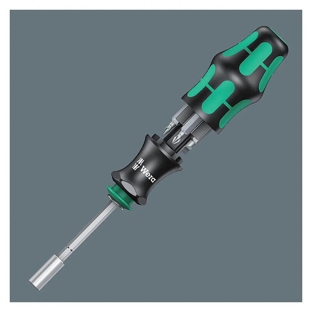Wera Kraftform Compact 28 Skruvmejsel, Black / silver / green, One Size