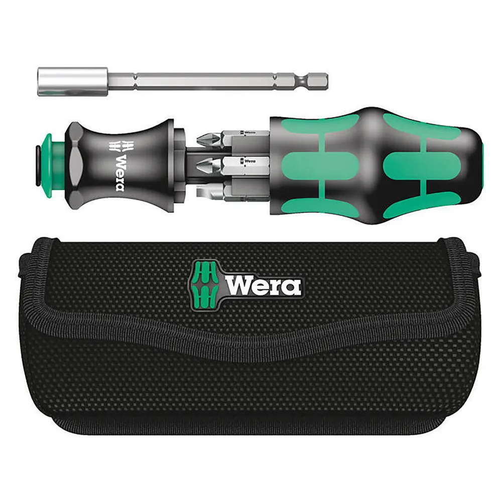 Wera Kraftform Compact 28 Skruvmejsel, Black / silver / green, One Size