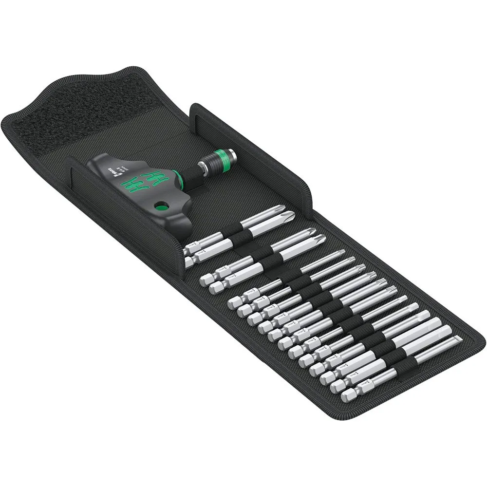 Wera Kraftform Kompakt 400 Bit-check Verktygssats, Black / green, One Size