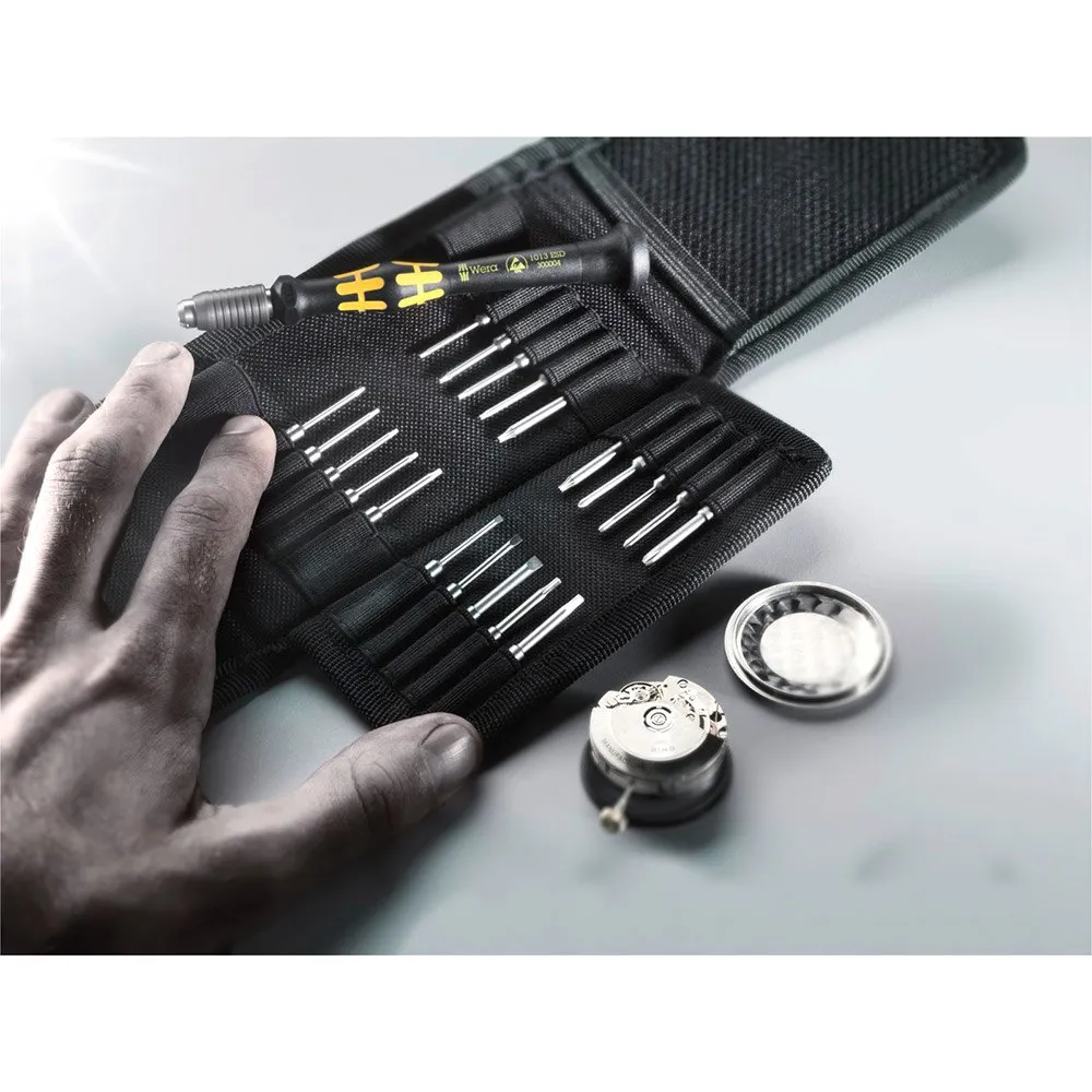 Wera Kraftform Kompakt Micro 20 Esd 1 Verktygssats, Black / yellow, One Size