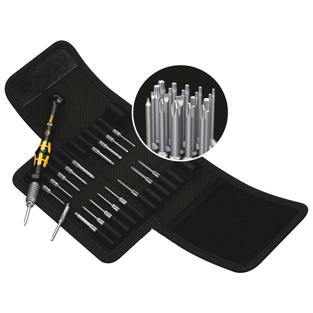 Wera Kraftform Kompakt Micro 20 Esd 1 Verktygssats, Black / yellow, One Size