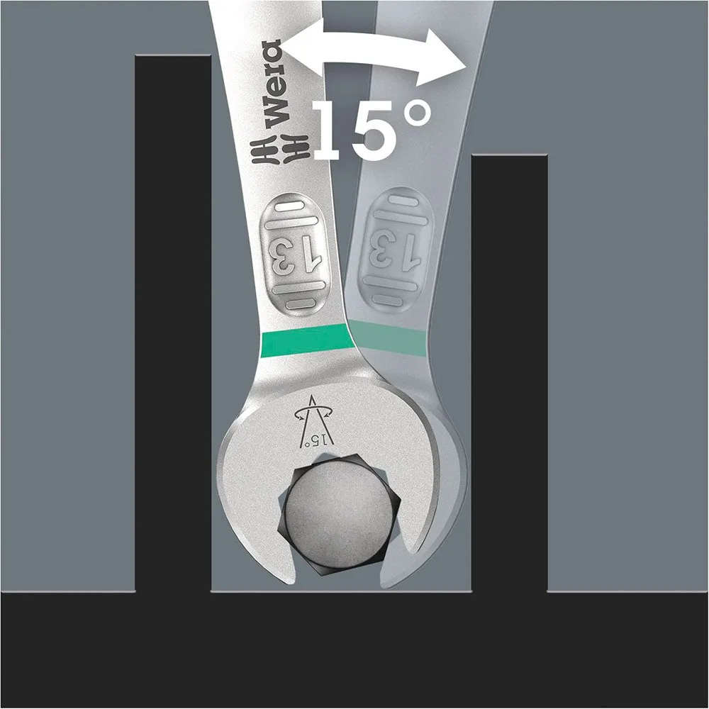 Wera Ringnyckelset 6003 Joker 11 Set 1, Silver, One Size
