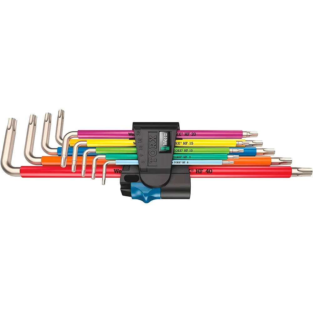 Wera Rostfritt 3967/9 Tx Sxl Hf 1 L-nyckelsats, Multicolour, One Size
