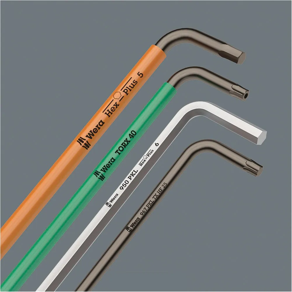 Wera Vinkelnyckelset 967/9 Tx Xl Hf 1, Black, One Size Wera Vinkelnyckelset 967/9 Tx Xl Hf 1, Black, One Size