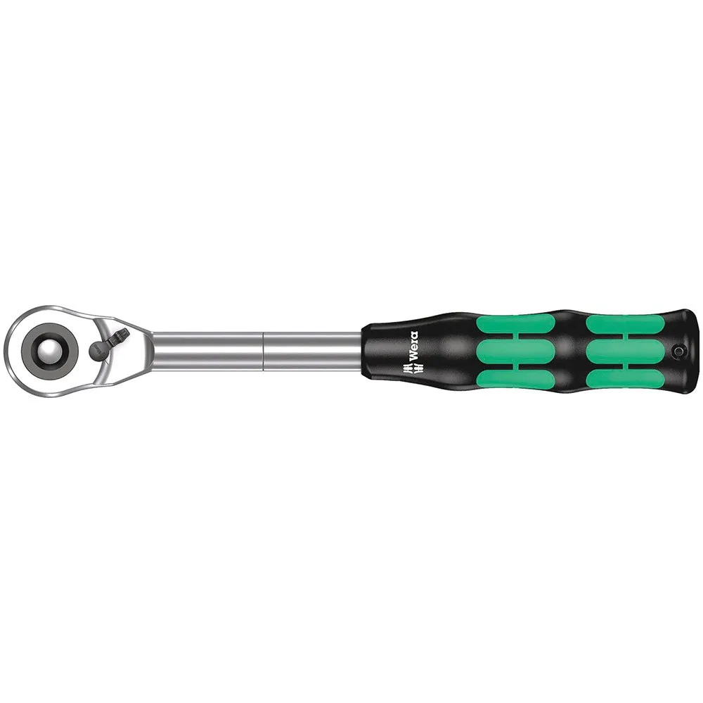 Wera Zyklop Hybrid Set 1/2 Tum Drift Och Handtag Förlängning, Black / green, One Size
