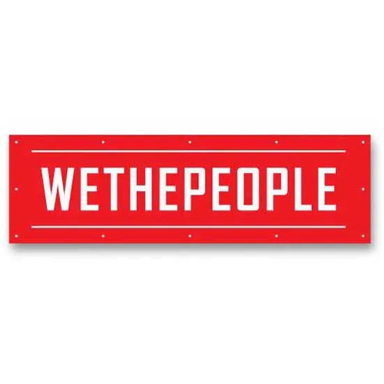 wethepeople Contest Banner 2 Enheter, Yellow, 600 x 2000mm