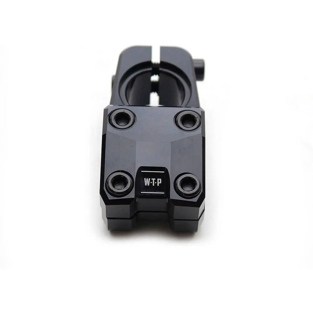 wethepeople Gooseneck 25.4 Mm 34 Mm Rise Cykelstyrstam, Black, 48mm, 0º