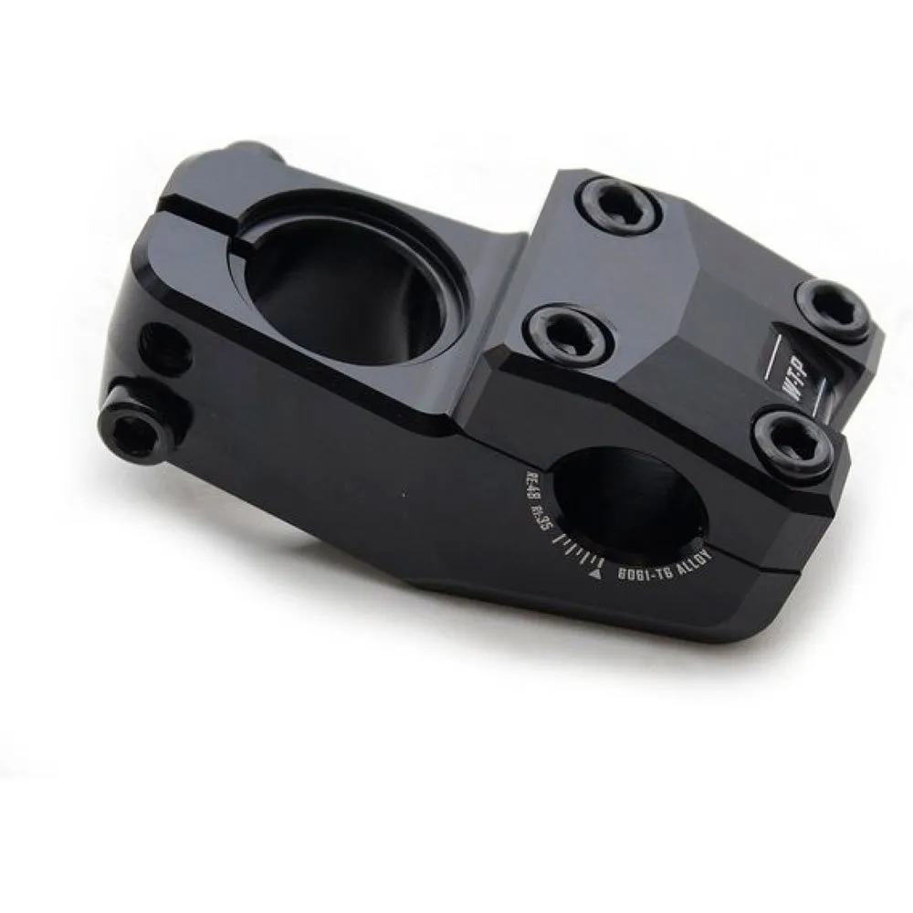 wethepeople Gooseneck 25.4 Mm 34 Mm Rise Cykelstyrstam, Black, 48mm, 0º