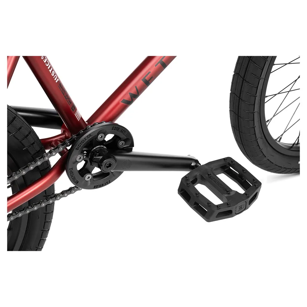 wethepeople Justice 20´´ Bmx Cykel, Matt velvet red, 20.75"TT