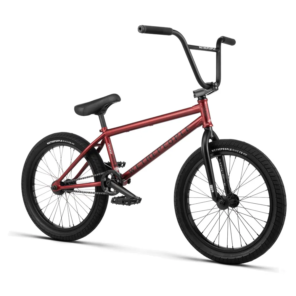 wethepeople Justice 20´´ Bmx Cykel, Matt velvet red, 20.75"TT