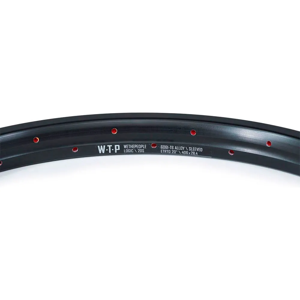 wethepeople Logic 20´´ Bmx Fälg, Black, 20" 36H