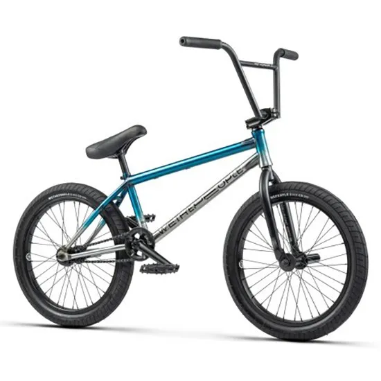 wethepeople Reason Bmx Cykel, Matt translucent teal / raw fade, 20.75" TT