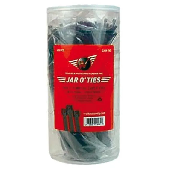 Wheels Kabelbindare 600 Enheter, Black, 2.5 x 200mm