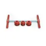 Wheels Press-fit Vevlager, Red, One Size