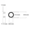 Wheels Pressfit Bb86 Vevlager, Silver / green, 30mm