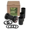 Wheels T47 Outboard Shimano Vevlager, Black, 68/73/83/100mm