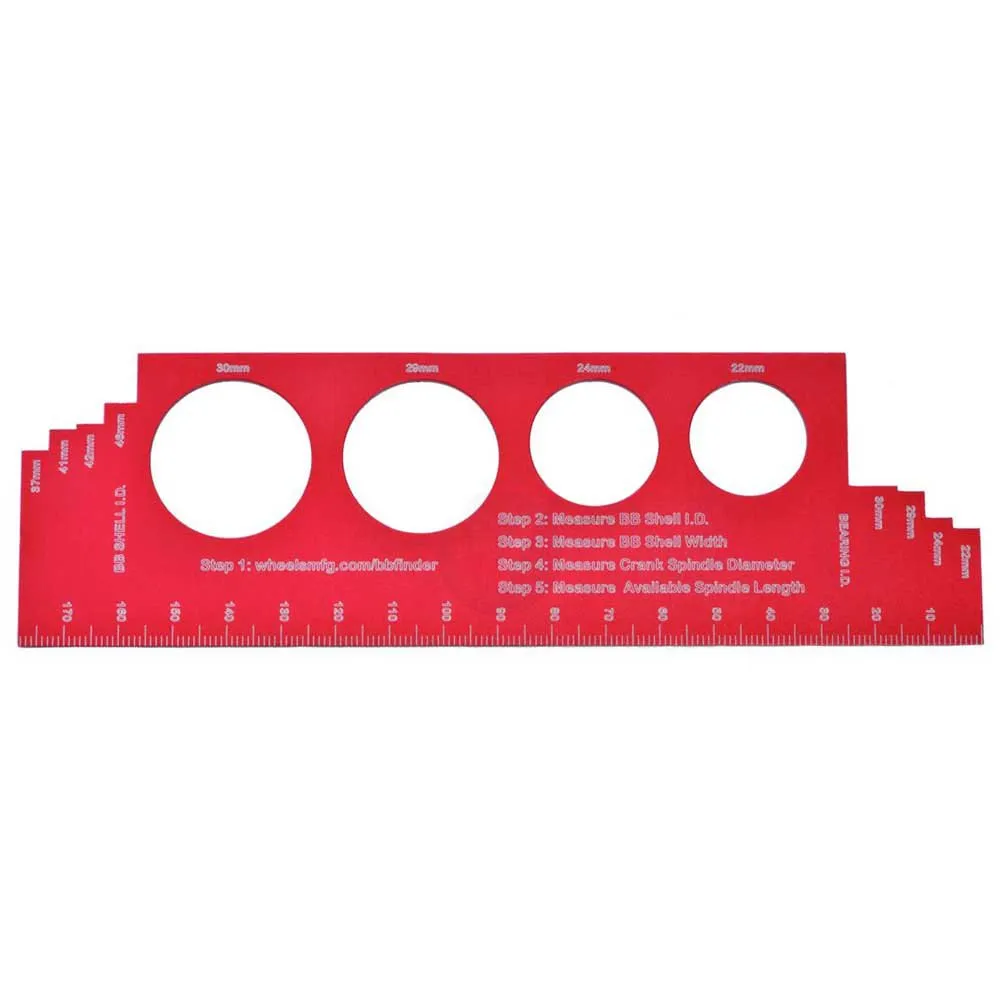 Wheels Verktyg För Mätning Av Vevlager, Red, One Size