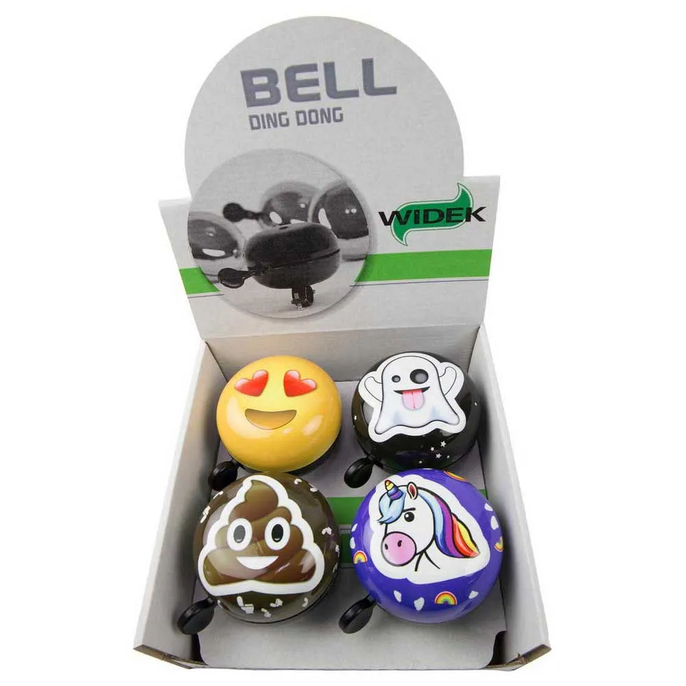 Widek Ding Dong Emoticons 80 Mm Cykelklocka, Multicolor, One Size