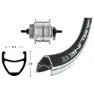 Wiener Rodi Airline 1 28´´ Disc Dynamo Dh3d32 Framhjul, Black / silver, 12 x 100mm