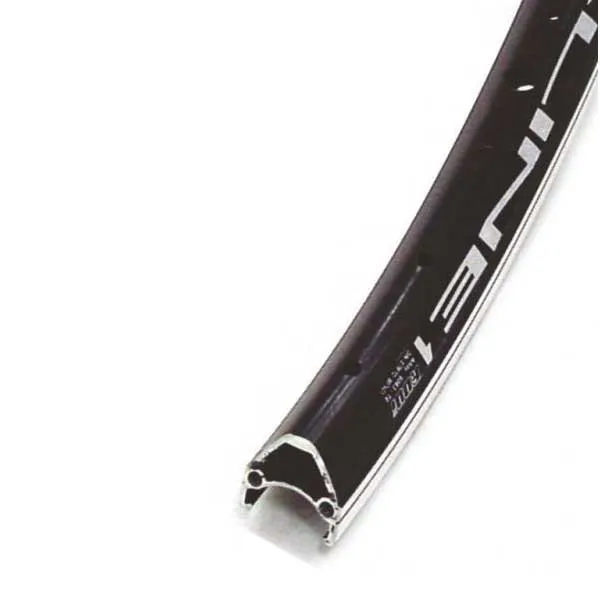 Wiener Vuelta Airline 1 26´´ V-brake Qr Framhjul, Black / white, 9 x 100mm
