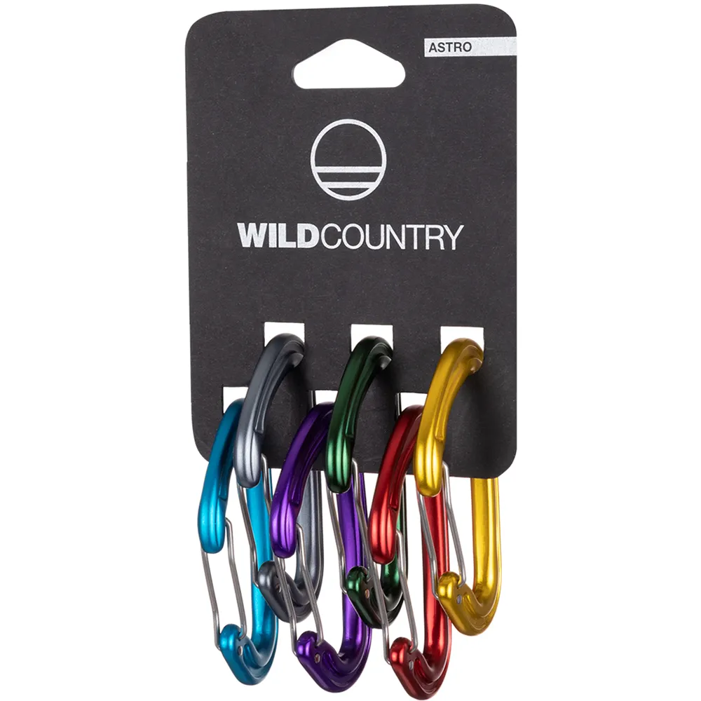Wild Country Astro Karabinkrok 6 Enheter, Multicolor, One Size Wild Country Astro Karabinkrok 6 Enheter, Multicolor, One Size